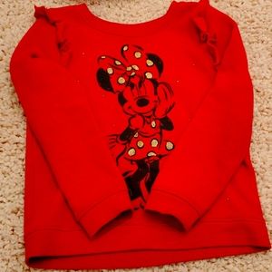 Girls Miney Mouse Sweater
